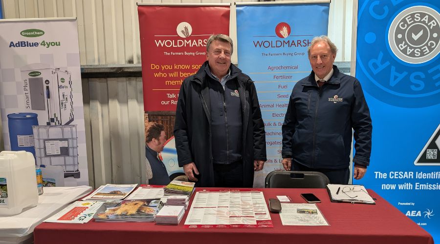 Paul Massey, Woldmarsh, with membership services manager Ian Dawson.
