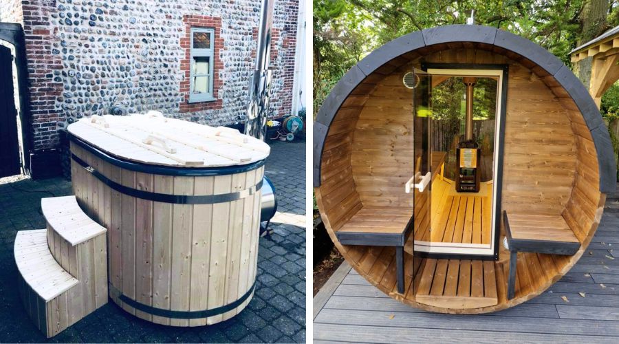 Woodpecker Tubs hot tub and sauna