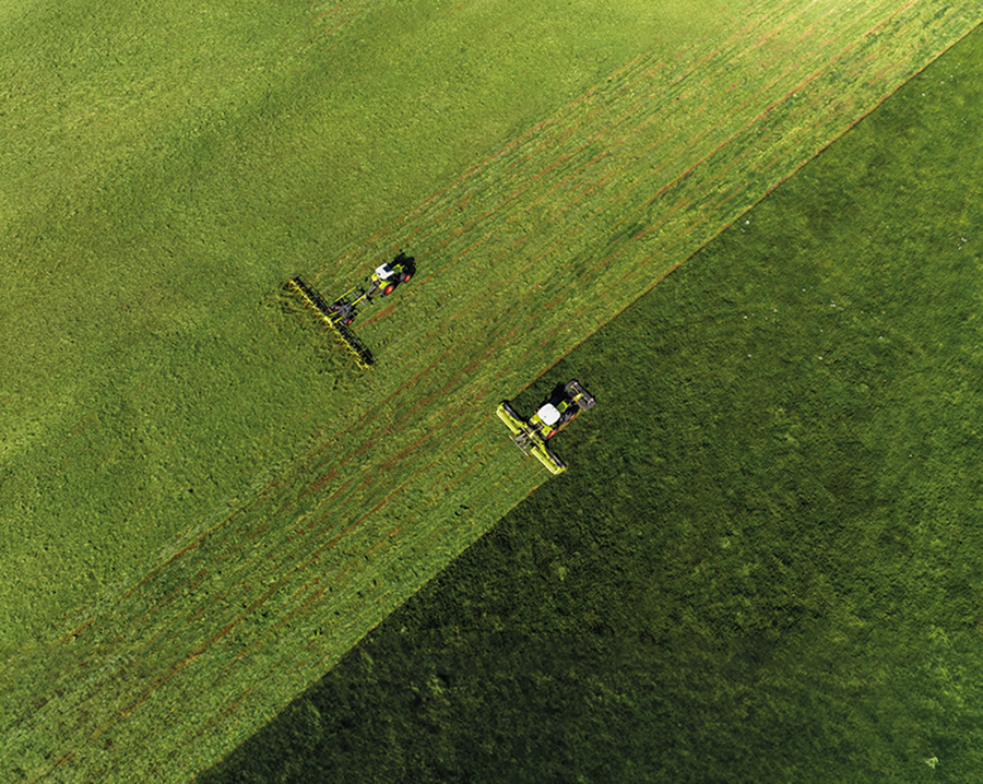 Claas forage machinery