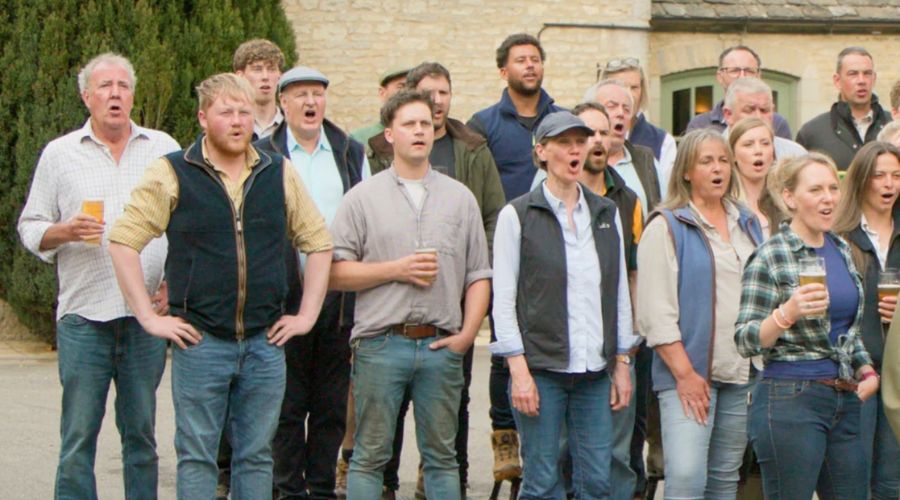 Jeremy Clarkson is disappointed after Hawkstone commercial that featured a farmers’ choir was banned from broadcasting on TV and radio.