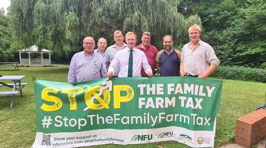Members of the East Anglia Farmers Unite have shared their worries about the future of farming during the meeting with Robbie Moore MP.