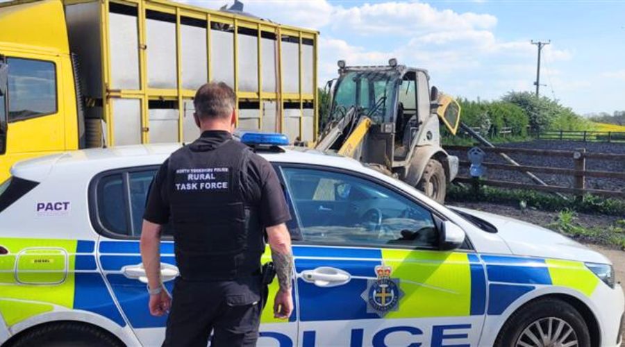 Hundreds of thousands of pounds' worth of stolen machinery and equipment was recovered last weekend, North Yorkshire Police confirmed.