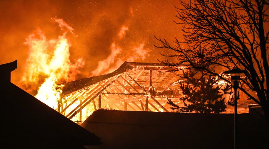 800 goats have been killed in a barn fire in East Yorkshire, Humberside Fire and Rescue Service confirmed.