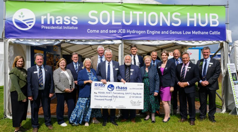 Royal Highland & Agricultural Society of Scotland has concluded this year's Presidential Initiative, raising £137,000 for agricultural charities.