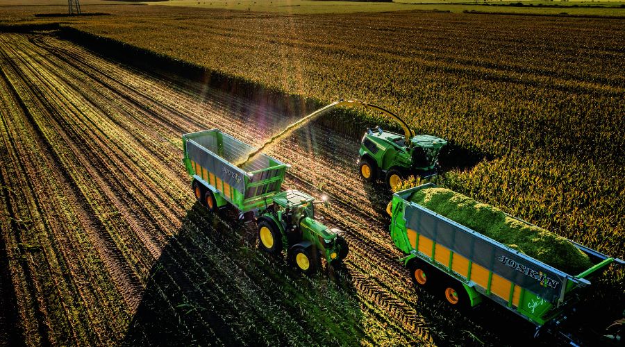 John Deere announced launch of three products: chamber round balers, F8 and F9 series forage harvesters and 500R flagship sprayer.