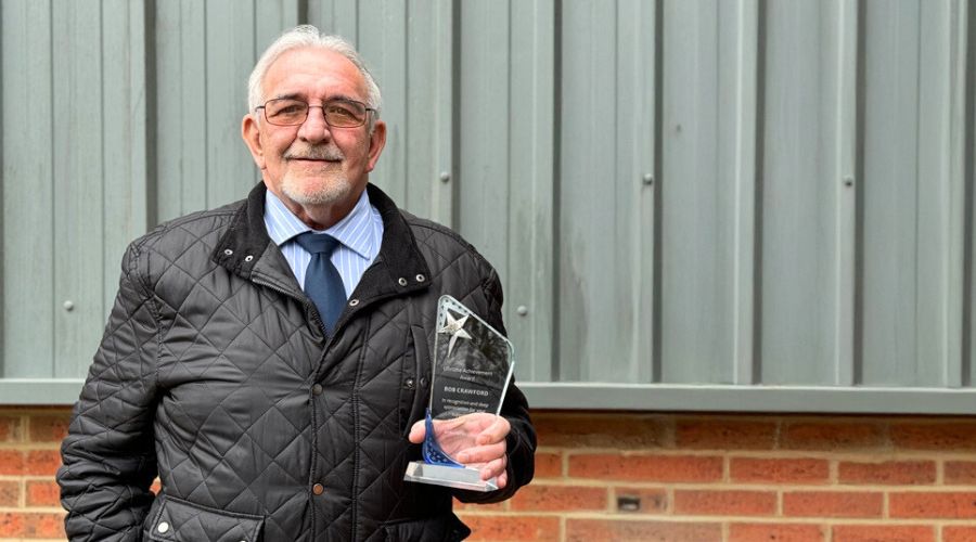 R W Crawford Agricultural Machinery founder Bob Crawford has announced his retirement after 45 years of leadership.