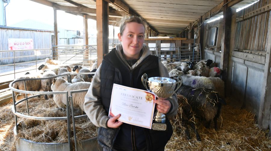 Neive Burke, student at Barnsley College, is defying the odds to pursue her passion for farming after surviving a life-altering stroke.