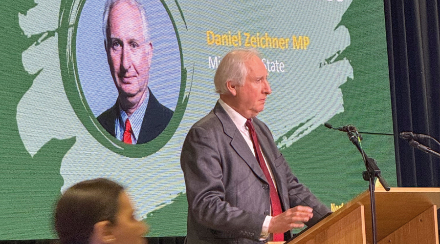 David Zeichner MP speaking at Norfolk Farming Conference