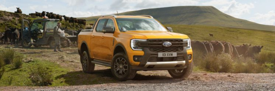 Ford Ranger Yellow pickup